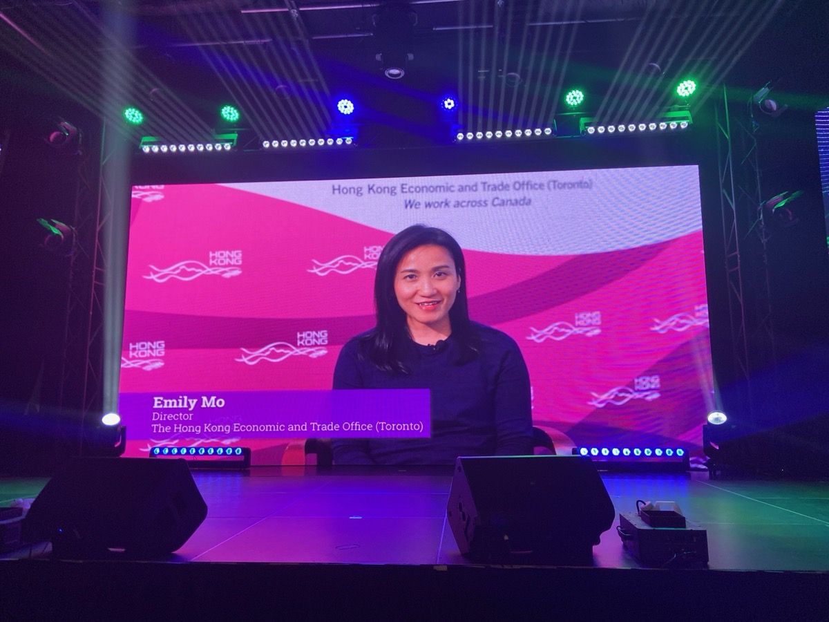 The Director of the Hong Kong Economic and Trade Office (Toronto), Ms Emily Mo, promoted Hong Kong's economic strengths and opportunities at 2024 Canada Spring Economic and Trade Summit on May 9.
